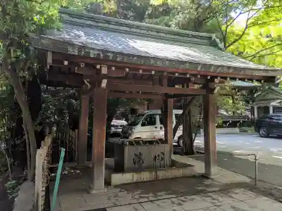 渋谷氷川神社の手水舎