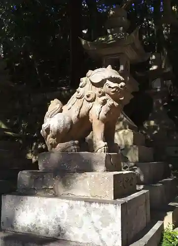 瑜伽山蓮台寺の狛犬