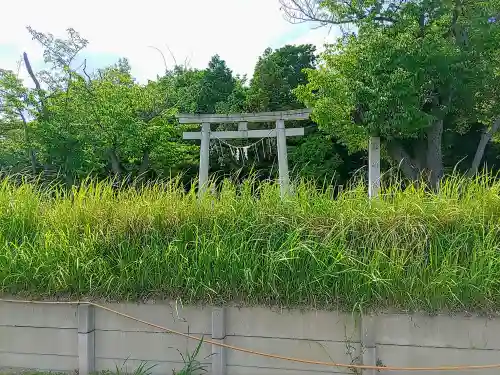 山田鹿島社の鳥居