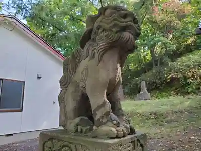 熊碓神社の狛犬