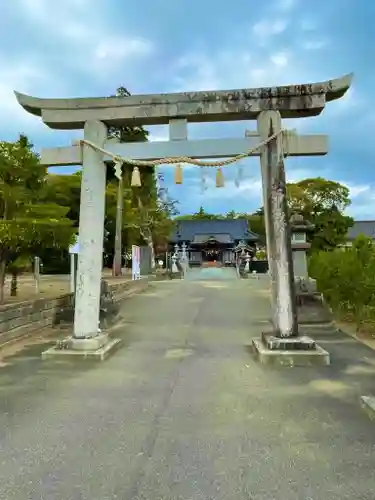 白子神社の手水舎