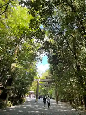 伊勢神宮内宮(皇大神宮)の鳥居