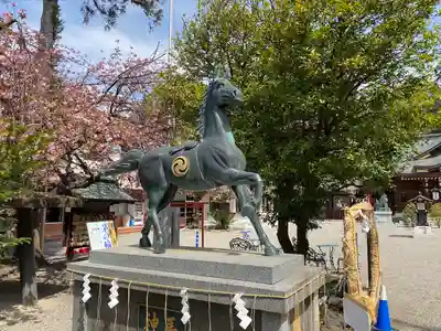 進雄神社の狛犬