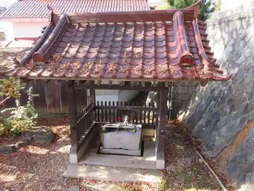 如宝寺の手水舎