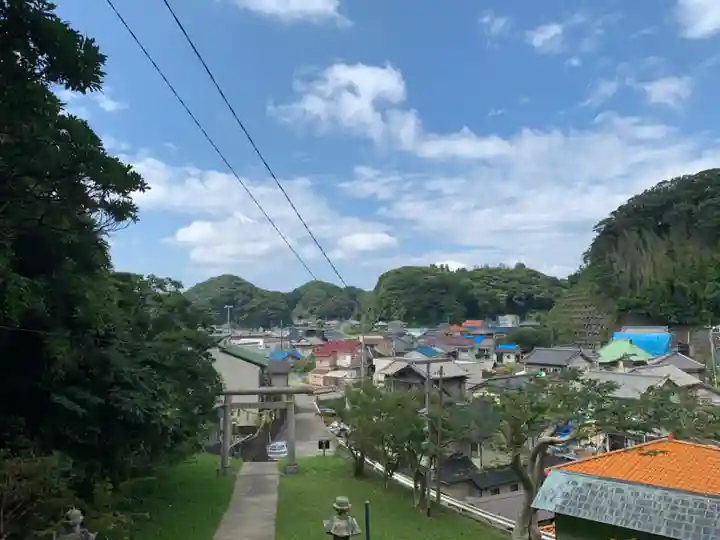 武内神社の景色