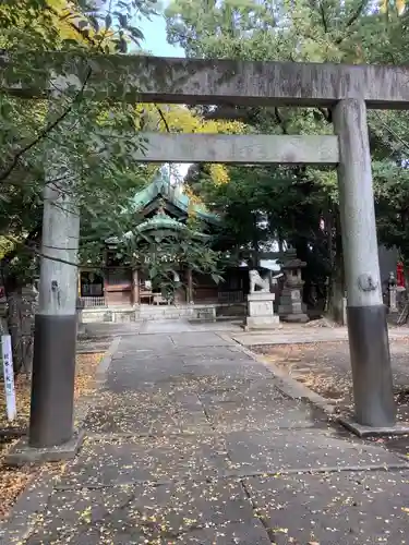 闇之森八幡社の鳥居