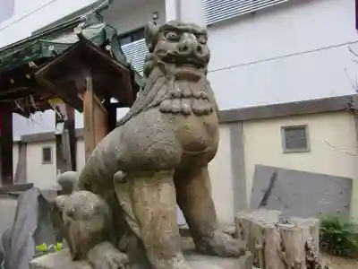 吉原神社の狛犬