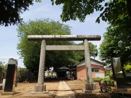 神明神社の鳥居