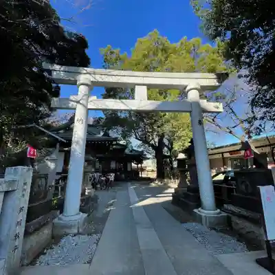 王子稲荷神社の鳥居