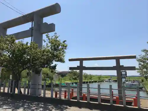 息栖神社の鳥居