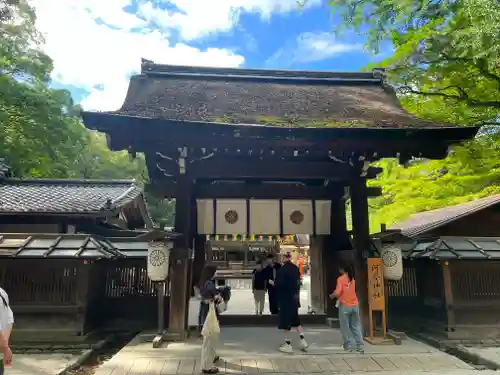 河合神社（鴨川合坐小社宅神社）の山門・神門