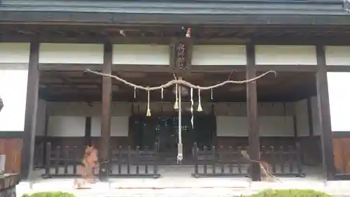 松川神社の本殿・本堂