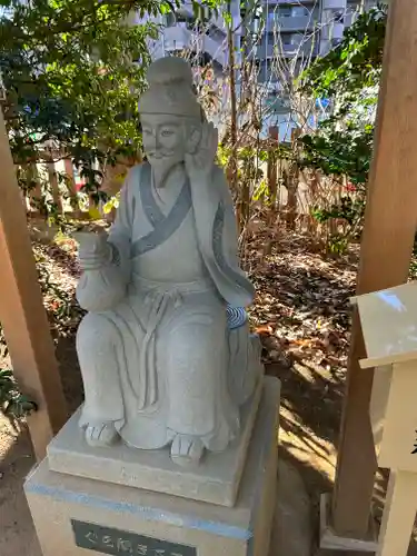 川越八幡宮境内　ぐち聞きさまの像