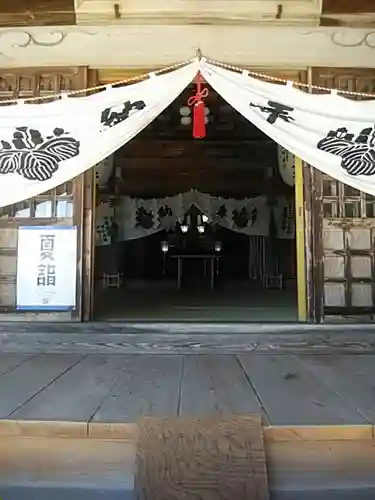 木幡山隠津島神社(二本松市)の本殿・本堂