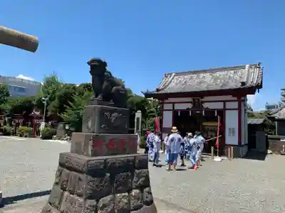 羽田神社の狛犬