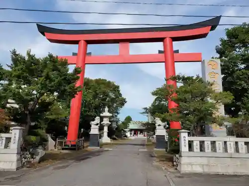 白老八幡神社の鳥居