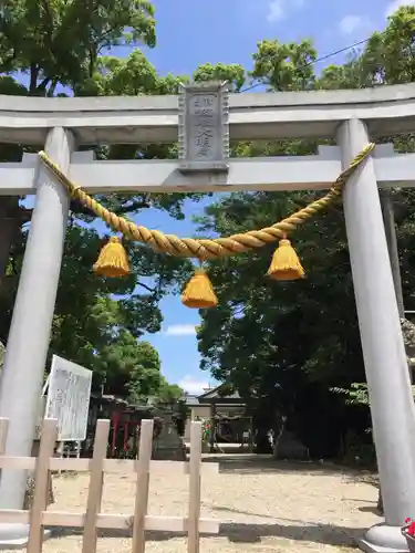 都波岐奈加等神社の鳥居