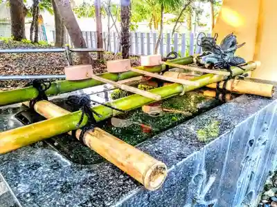 藤井神社（追分藤井神社）の手水舎