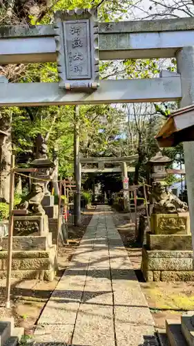 前原御嶽神社の狛犬