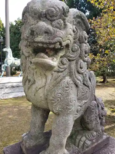 中野神社の狛犬