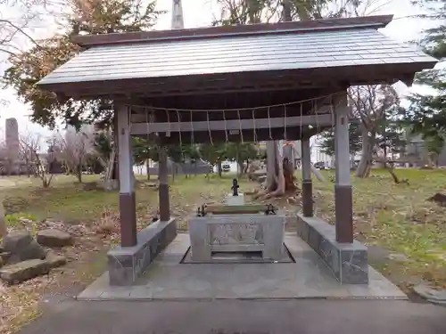 空知神社の手水