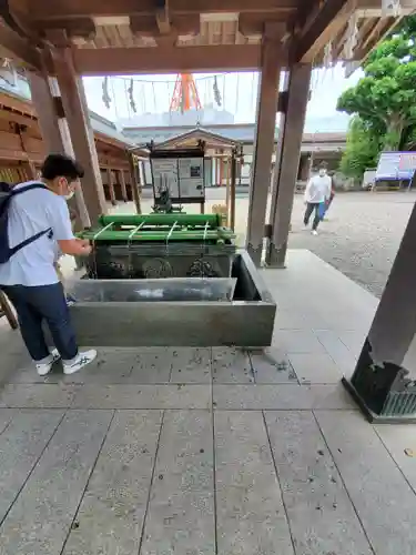 宇都宮二荒山神社の手水舎