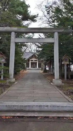 妹背牛神社の鳥居