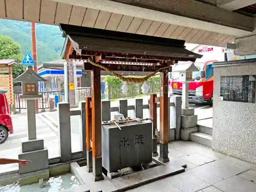 下呂温泉神社の手水