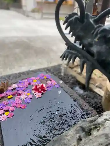 大鏑神社の手水