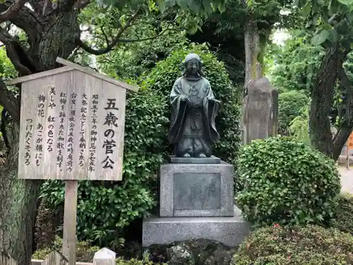 亀戸天神社の像