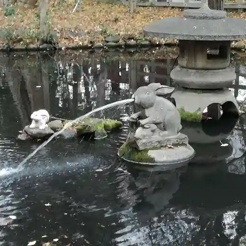 調神社の庭園