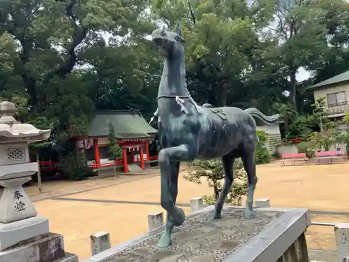 廣田八幡神社の像