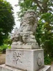 阿豆佐味天神社 立川水天宮の狛犬