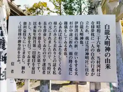 神明社(曽野町)の歴史