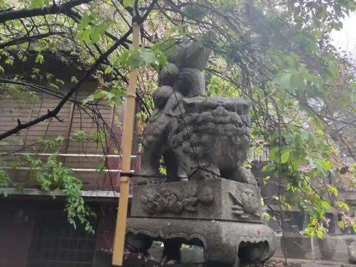 元三島神社の狛犬