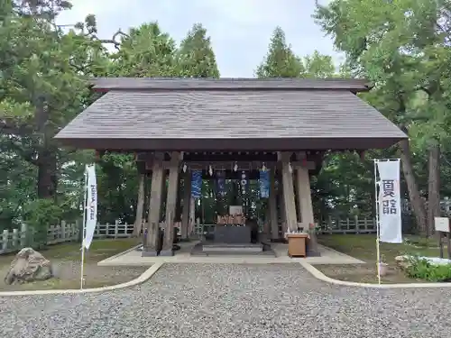 上川神社の手水舎
