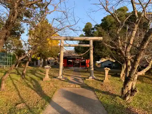 神明神社の鳥居