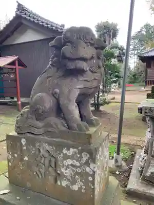 率土神社の狛犬