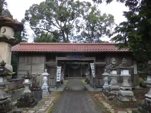 小鴨神社の山門・神門