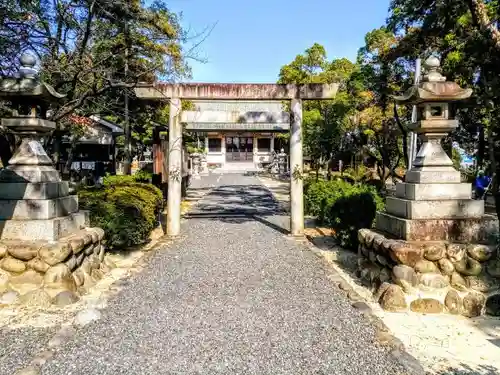 神明社（亥新田神明社）の鳥居