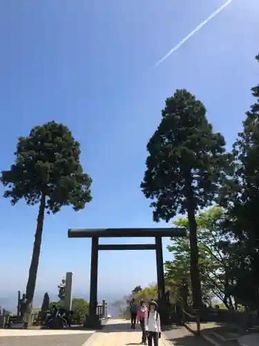 大山阿夫利神社の景色