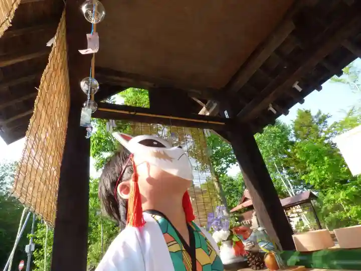 留辺蘂神社の手水舎