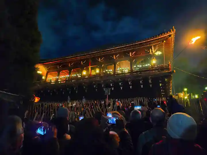 東大寺 二月堂のお祭り