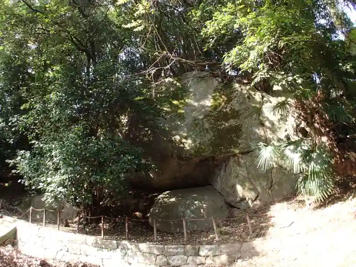 石床神社旧社地の自然