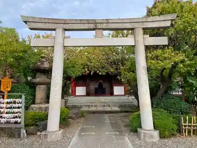 亀戸天神社の鳥居