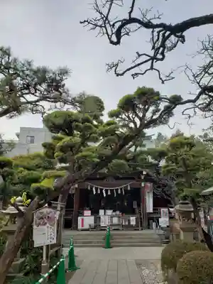 鳩森八幡神社の本殿・本堂