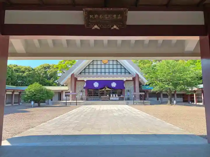 千葉縣護國神社の本殿・本堂