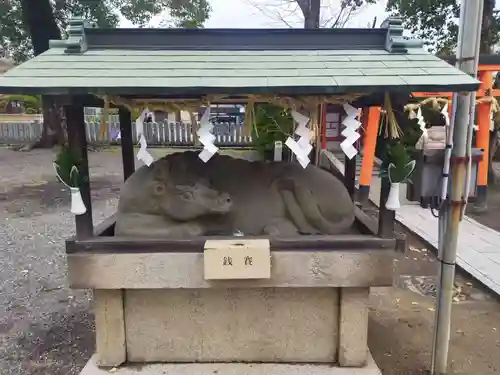 津嶋部神社の像