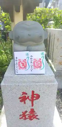 猿江神社の狛犬