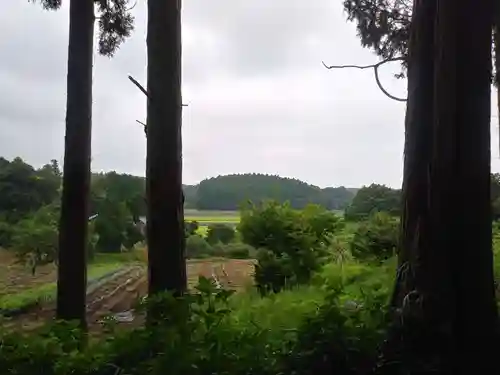 白山神社の景色